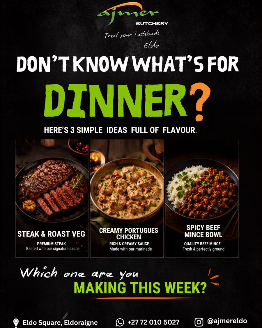 Dinner ideas poster