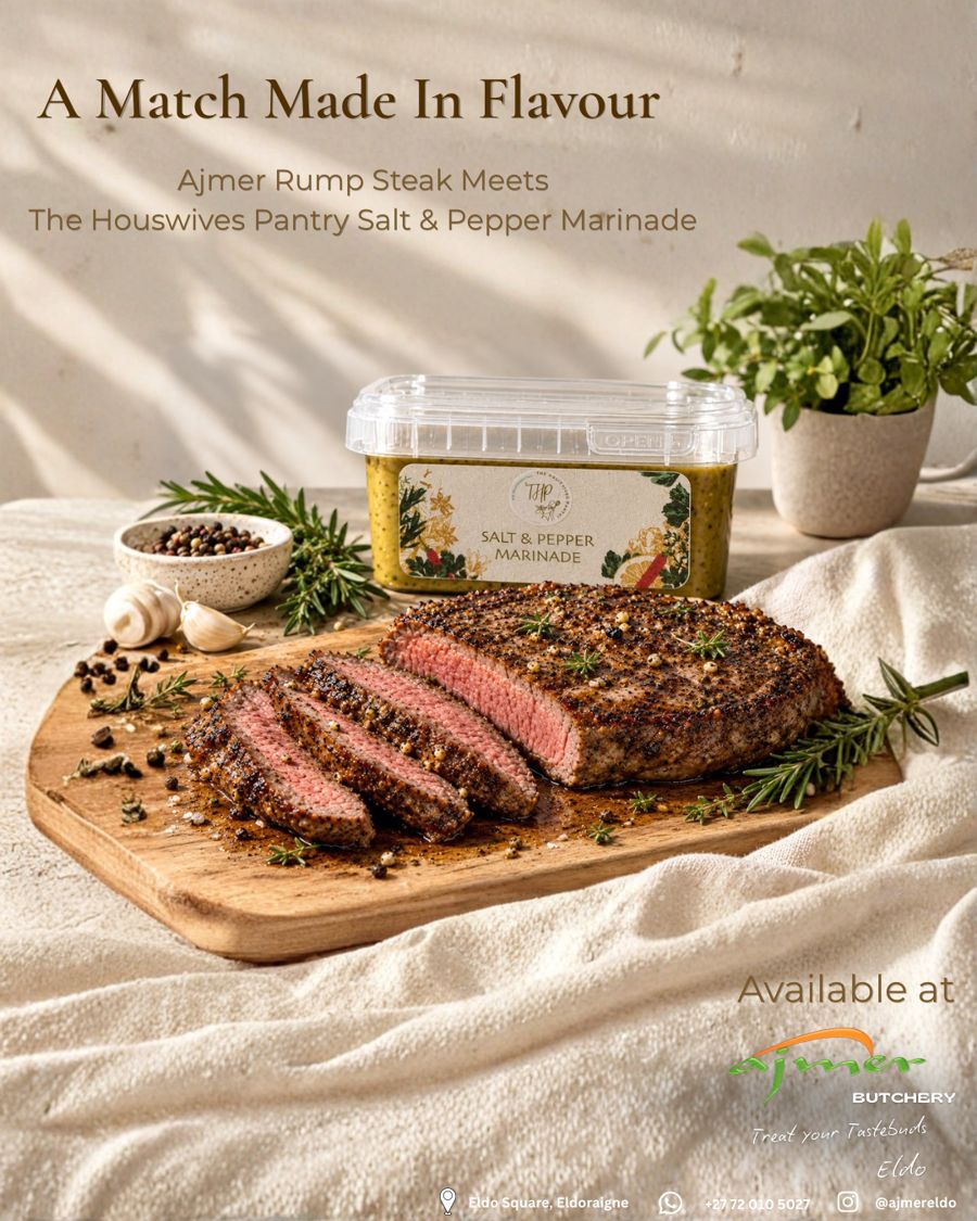 Steak and marinade pairing ad