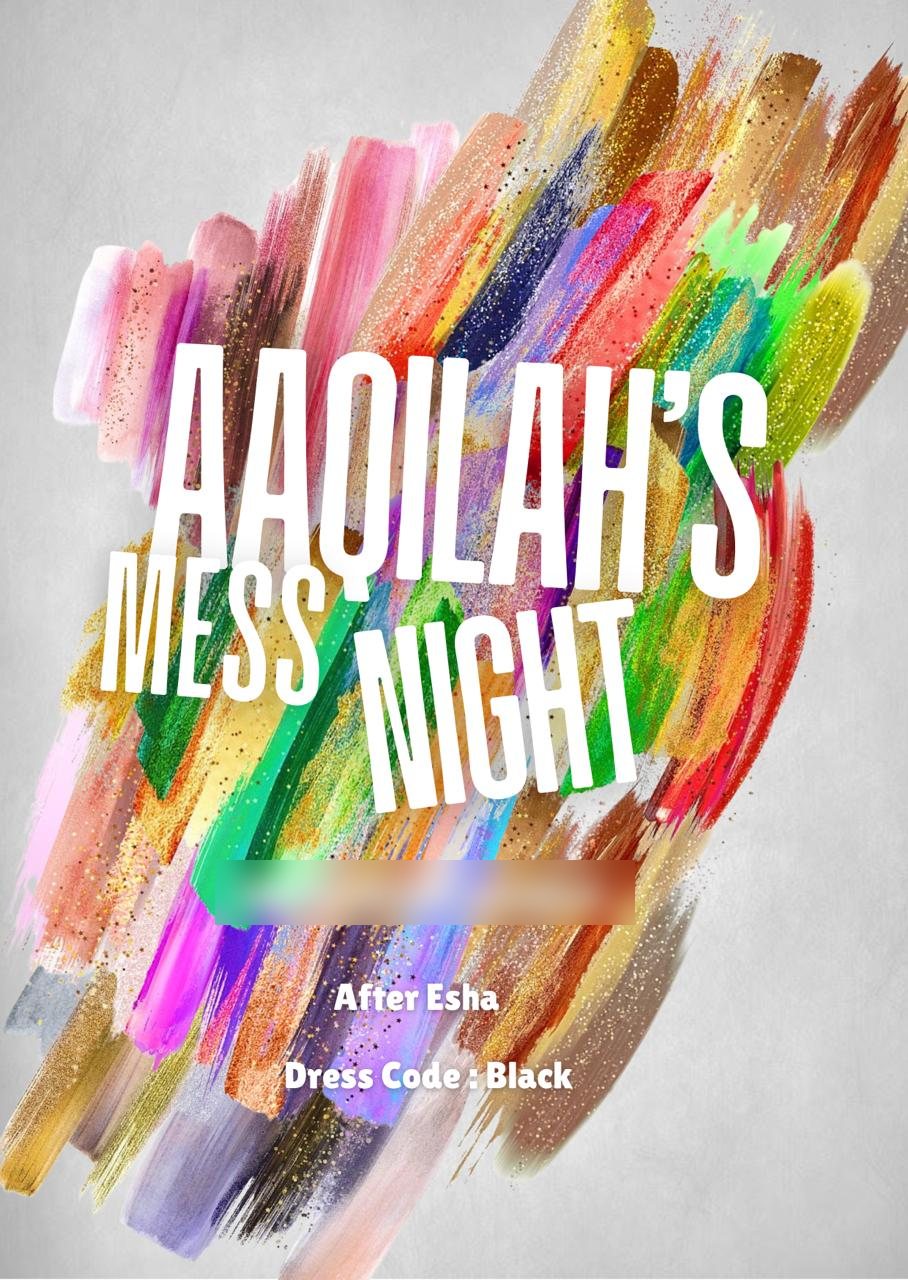 Mess night invitation