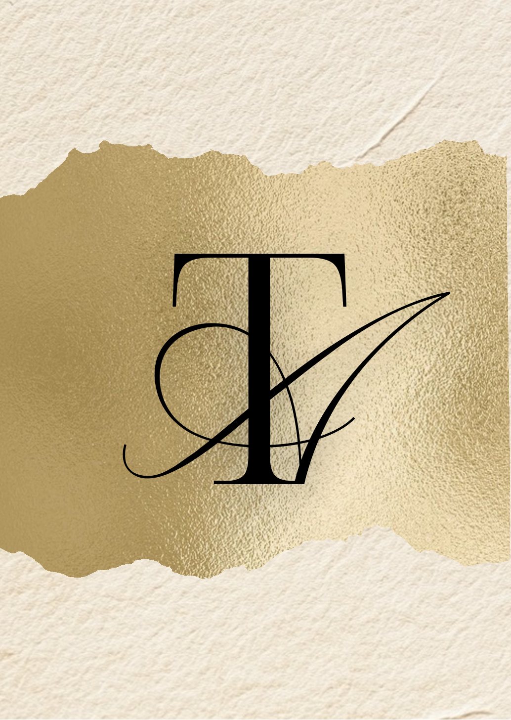 Wedding suite page 1: Monogram cover
