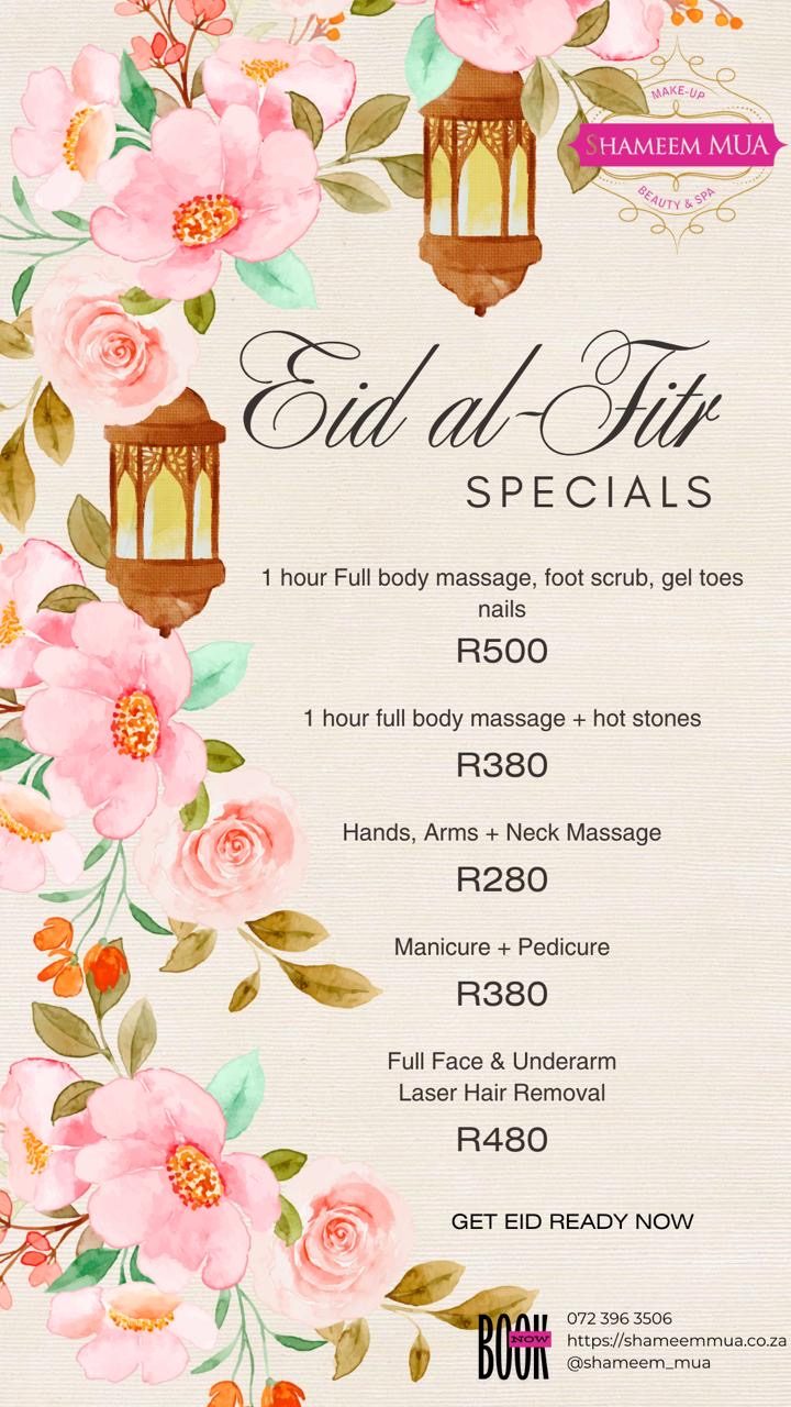 Eid al-Fitr specials price list
